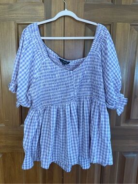 J.NNA+ Lavender Smocked Top